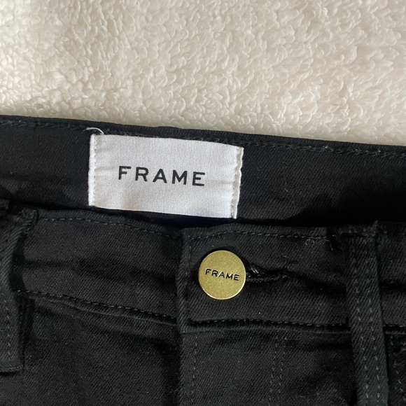Frame Denim Le Skinny de Jeanne Black 2 - Picture 8 of 16